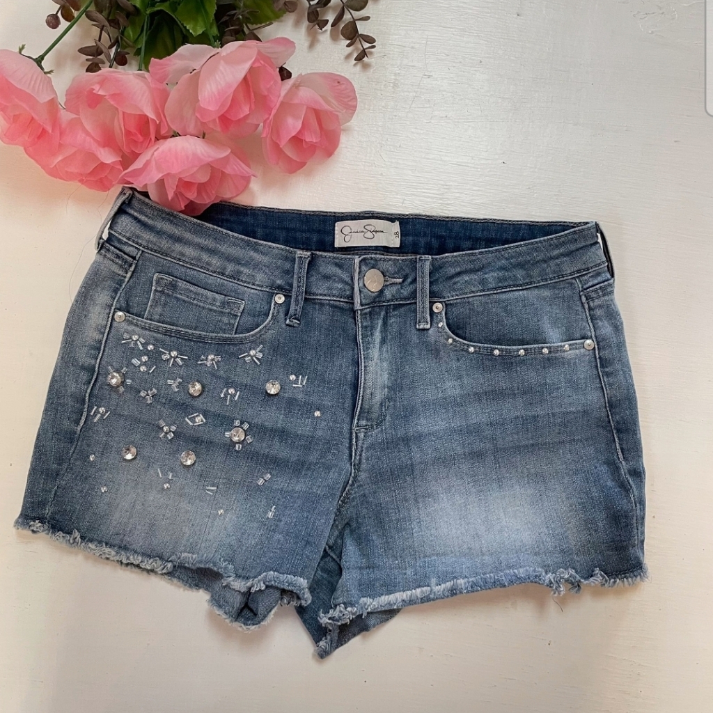 Jessica Simpson Denim Shorts Size 28